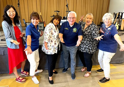 Senator Archuleta is pictured with members of the Rowland Heights Community Council at its Annual Community BBQ.